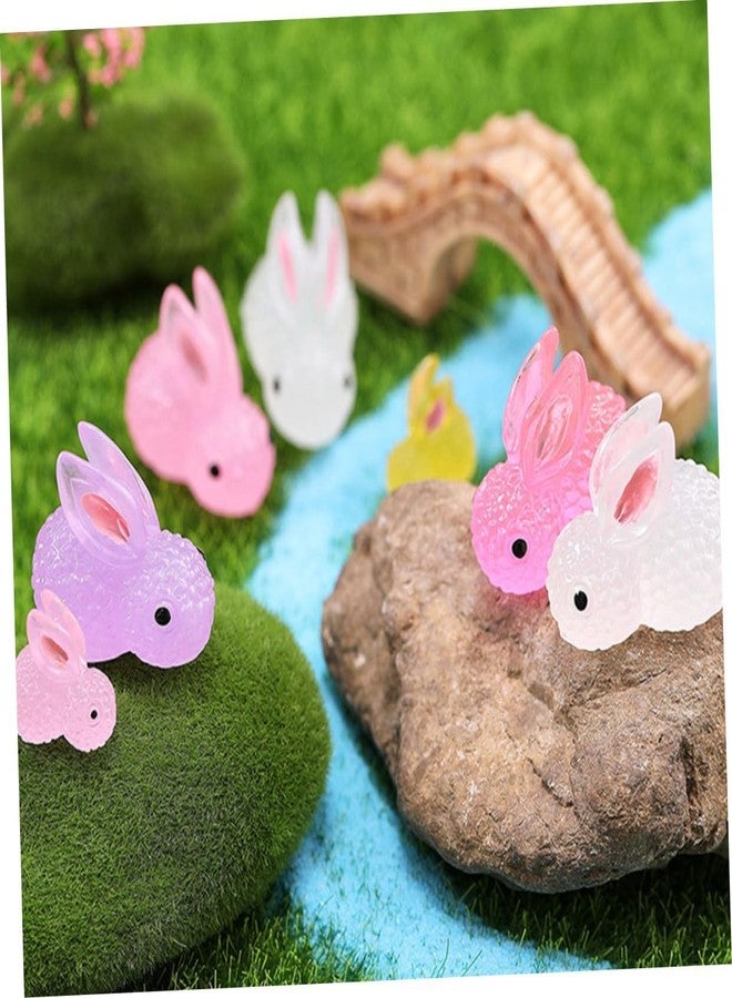 Chocozone Pack of 30 Rabbit Miniatures Garden Decoration Items Landscape Fairy Garden Décor Home Decorations - Image 2